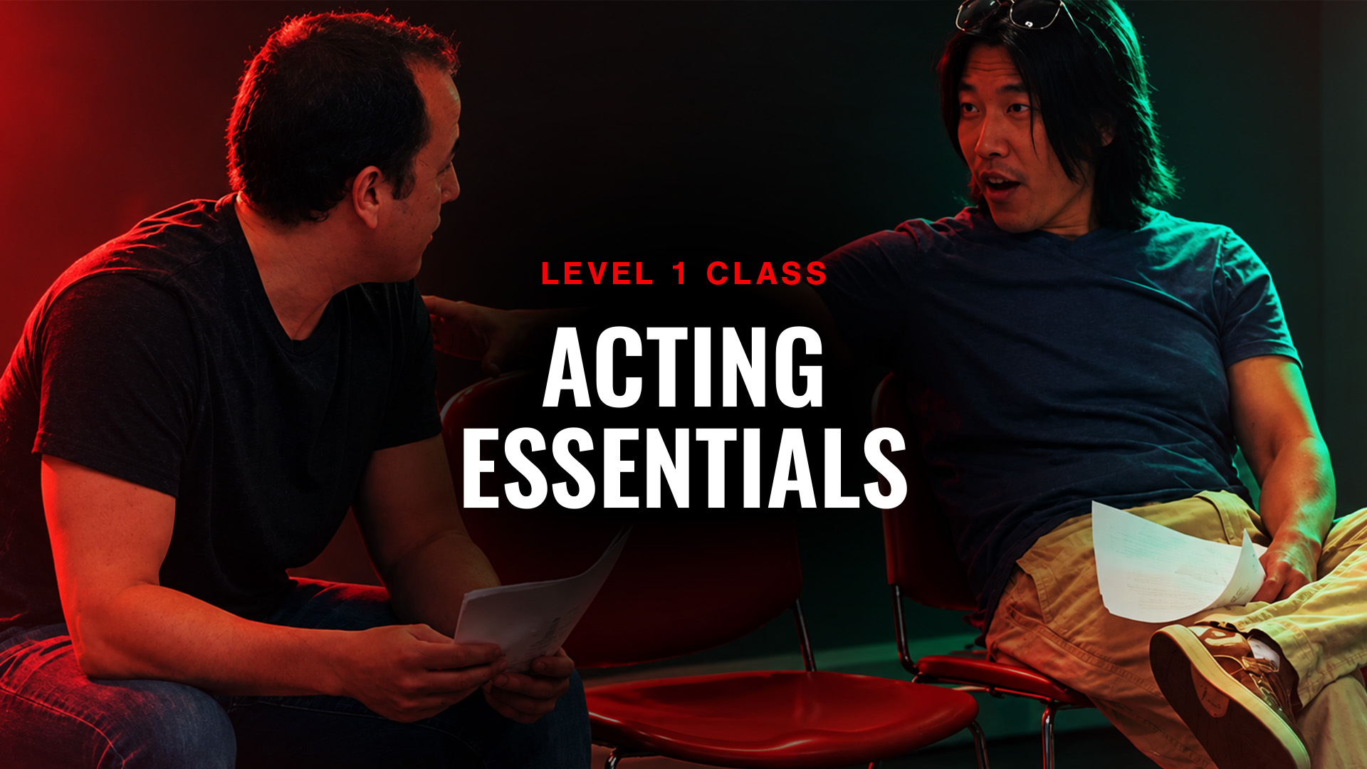 Acting Essentials Level 1, 4-week session event artwork