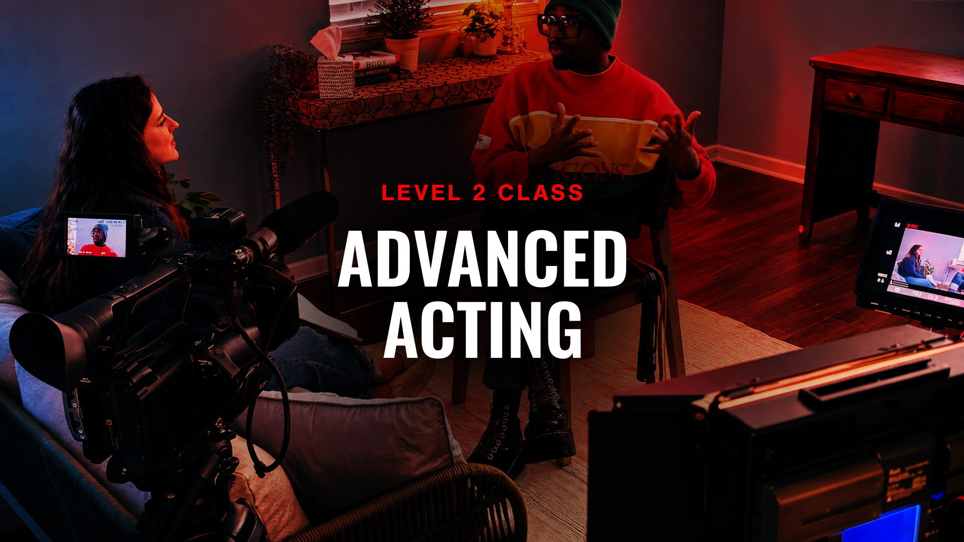Advanced Acting: Level 2 class artwork.